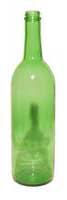 750ml Screw Top Emerald Green Bordeaux Style Flat Bottom Wine Bottle
