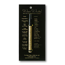 Wine Writer Pens in Gold and Silver
