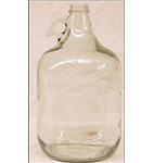 Clear Glass One Gallon Jug