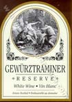 Gewurtztraminer Wine Label