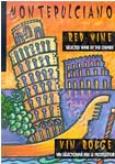 Montepulciano Wine Label