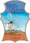 Pinot Grigio Wine Label