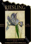 Riesling Wine Label
