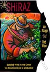 Shiraz Wine Label