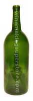 1.5 Liter Green  Bordeaux Punted Wine Bottle