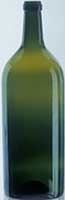 9 Liter Green  Bordeaux Punted Wine Bottle