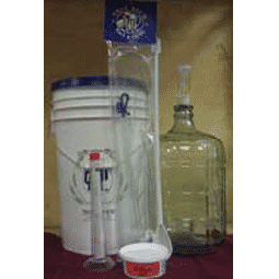 3 GALLON EQUIPMENT STARTER KIT GLASS CARBOY