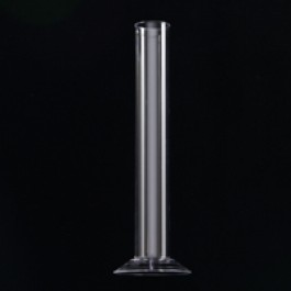 Plastic hydrometer cylinder test jar wine and beer 10" 